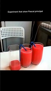 We did an experiment in which we demonstrated Pascal's Principle.