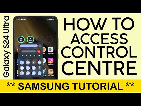 How to Access Control Centre on Samsung Galaxy Phone | One Touch Operations 2024
