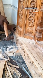 165K views · 12K reactions | #woodwork creativity ideas #home entrance frame #handmade #woodworkers Tamil #how to wooden door #carpentry #amazing #shorts | Woodworkers Tamil | Facebook
