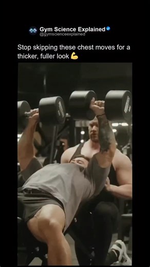 Gym Science Explained on Instagram: "This clip lays out a strategic chest workout, detailing a sequence that targets every pec angle for a truly full, thick look. It moves from pre-exhaust machine flies to heavy incline and flat presses, then into targeted cable work to sculpt the upper, middle, and lower chest. The insight here: chest day isn’t just about moving weight; it’s about intelligent sequencing and execution. You see too many guys just hammering presses, then wondering why their chest 