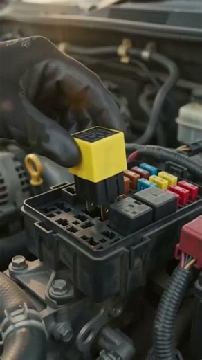 Car Relay Problem #car #relay #ecm #start