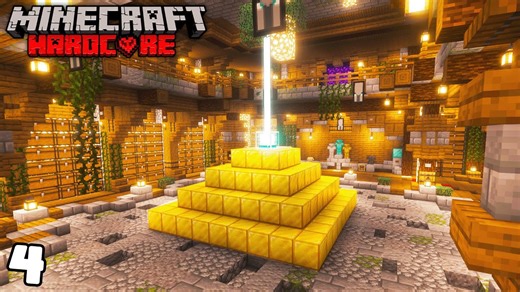 I Built an UNDERGROUND STORAGE ROOM in Minecraft Hardcore! | SeaWattgaming