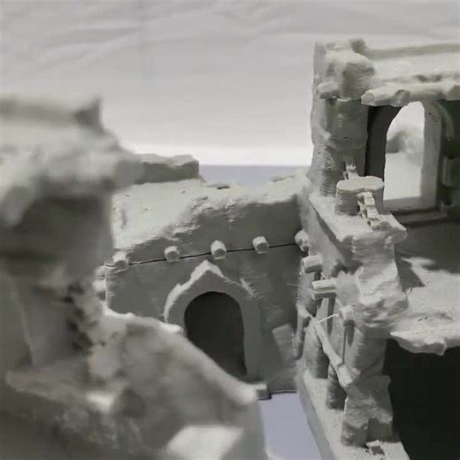 Ruined Desert Settlement for Dnd, Pathfinder - 10 Ruined Buildings Set - Etsy