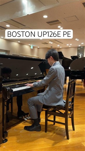 【展示ピアノ紹介】Boston UP126E PE アップライトピアノ #shorts #piano #大阪 #ショパン #chopin #島村楽器
