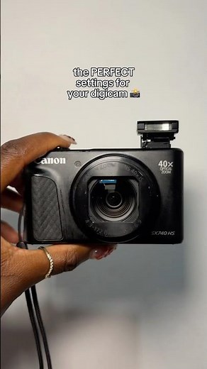 the BEST digital camera settings 📸 Canon Powershot SX740 HS #digitalcamera #digicam