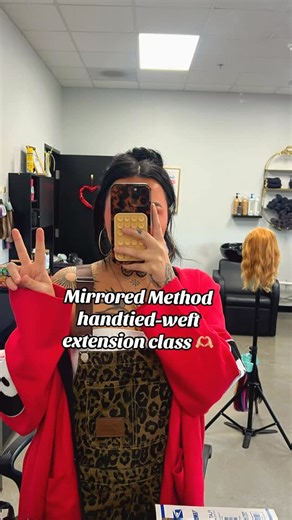 Marquie Covington | DFW Hairstylist & Educator on Instagram: "I had such a blast today teaching these amazing women my carefully curated and “at your own pace” mirrored method hand tied extensions course. YALL made me so proud, truly & what a fun group today 😭🫶🏼 my cup is full & of course with the help of @beauvoirhair because what other hair extensions do you need!! do i launch more classes soon 👀🤩"