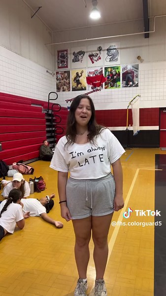 Band camp day three!!! : White lies🤍 #colorguard #whitelies #bandcamp