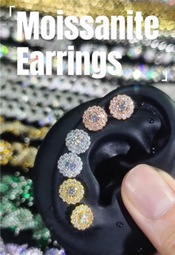 NEW ARRIVAL! Our latest moissanite earrings dropped, and they’re chef’s kiss—perfect for gifting or treating yourself this holiday 🎁#tiktokshopholidayhaul #moissanite #earrings #tiktokshopholidaydeals #helloice