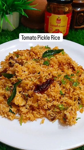 Hema's Kitchen Recipes on Instagram: "Tomato Pickle Rice @mastercook.in Mastercook has launched their exclusive chutney pudis and pickles on their own website. There is a flat 20% off discount sitewide. https://mastercook.in/ Hurry before it ends. The link is on their bio. Go check out their offers and Save your money! #reelsfbpage #pickles #reelsinstagram #Reels #reelsviral #reelslovers #reelsindia #reelsfacebook #rice #instacooking"
