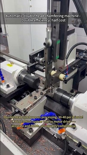 Perfect Inner & Outer Edge Chamfering – Dual Head CNC Chamfering in Action!