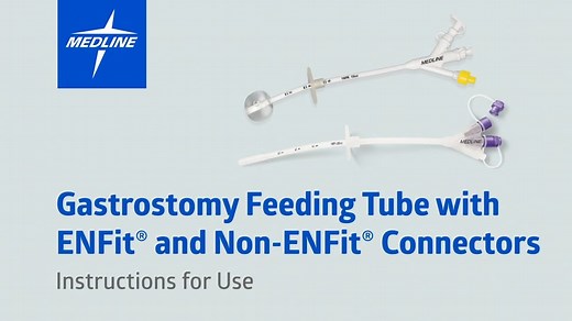 Gastrostomy Feeding Tube with ENFit® and Non-ENFit® Connectors