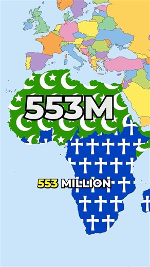 Islam VS Christianity in Africa?! #geography #maps #africa #islam