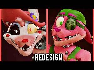 I REDESIGNED AND ANIMATED FOXY 🦊🪝( & Mangle ) #fnaf #foxy #mangle #animation #youtube