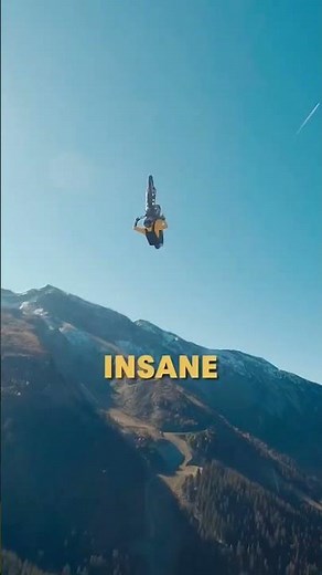 Jumping Off A 135m Cliff With A Motorbike