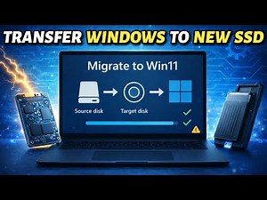 How to Move Windows to a New SSD Without Reinstalling | Migrate Windows to another SSD