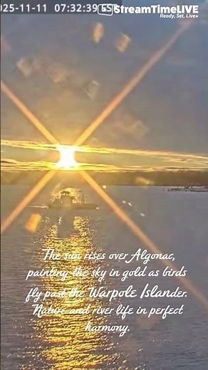 Sunrise at Algonac, Mi 11/11/25