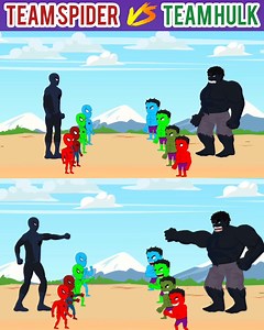 spider kids vs hulk kids battle #spiderman #hulk #cartoon #funny #animation #hulksmash #spidey | Wrong Head Puzzles