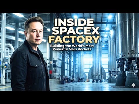 Inside Elon Musk’s SpaceX Factory: How the World’s Most Powerful Mars Rocket Are Built from Start to
