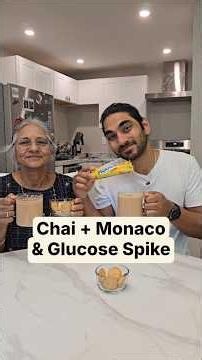 Chai + Monaco Biscuit = Safe or Spike? #SugarGhategaIndia #ChaiBiscuit #MonacoBiscuit #GlucoseSpike