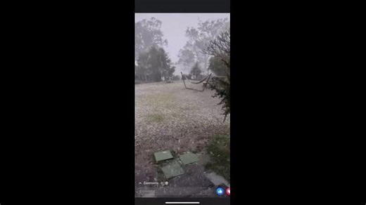 Hail deluge as storms smash Scenic Rim, Qld
