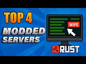 🔥 TOP 4 SERVIDORES MODIFICADOS de RUST en 2025 🎯 (LOW PING + FULL PVP)