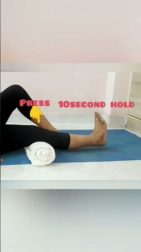 Knee Isometric Exercise....