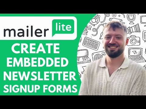 How to Create Embedded Newsletter Signup Forms - Mailerlite - 2025 (NEW METHOD)