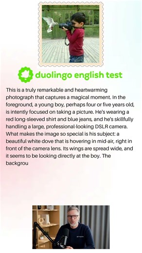 Duolingo English Test Speaking Strategy: Describe with Meaning #duolingoenglishtest