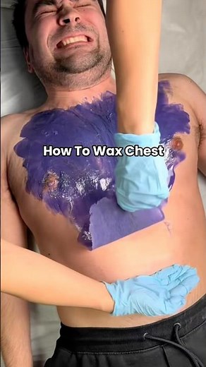 How To Wax Chest At Home 😮