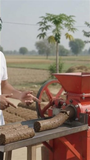 गोबर से लकड़ी बनाने का देसी जुगाड़ 🔥 | कम खर्च में शानदार आइडिया | गाँव का अनोखा नुस्खा