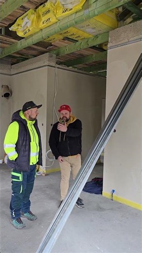 Sufit podwieszany w sekundę #codziśrobimy #drywall #suchazabudowa #budowa #rigips