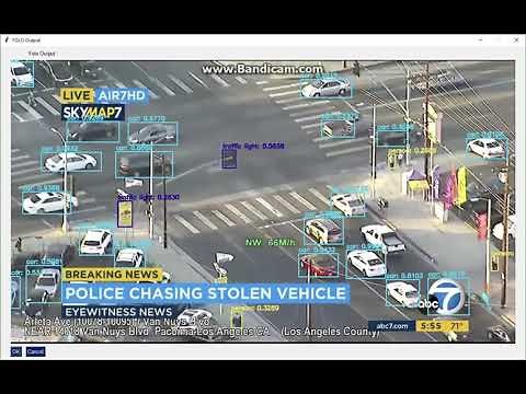 Yolo Video built with a PySimpleGUI front-end and display GUI