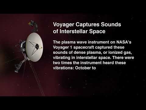 NASA's Voyager 1 Captures Sounds of Interstellar Space