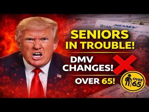 BREAKING! If You’re 65+, These 3 DMV Rule Changes Could Affect Your License