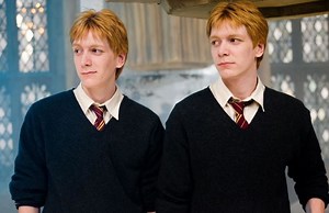 The Weasley twins on Fred's death in Harry Potter