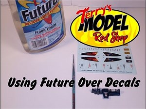 Using Pledge Floor wax over decals