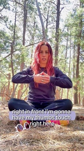 Box breathing + mudra how-to #substack #shorts