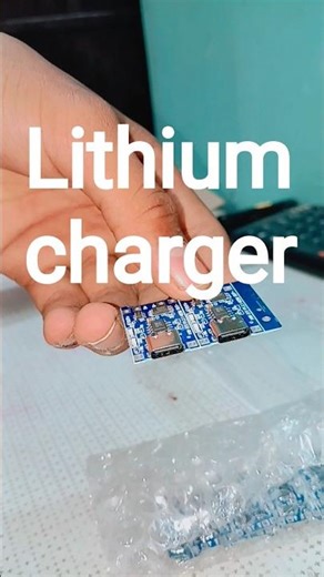 unboxing a lithium battery charger module #tractor