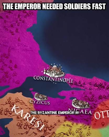 Constantinople was under threat... | constantinople