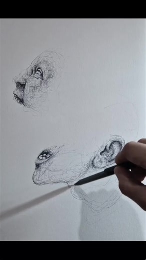 Captivating Ballpoint Pen Art Process