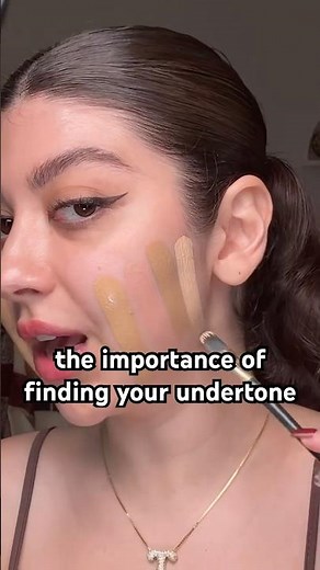 how to find your PERFECT foundation undertone #makeup #foundation MAKEUP FOR BEGINNERS ❤️