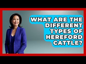 What Are The Different Types Of Hereford Cattle? - The World of Agriculture