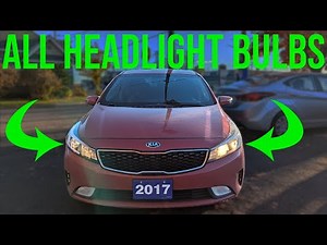 How to Replace Headlight Bulbs - Kia Forte (2017-2018)