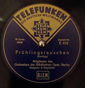 Frühlingsrauschen (Sinding)