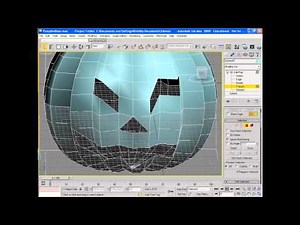 Carved Pumpkin 3ds max tutorial