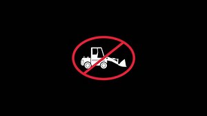 Prohibition Sign Bulldozer Icon Not Allowed Stock Footage Video (100% Royalty-free) 3646177977 | Shutterstock