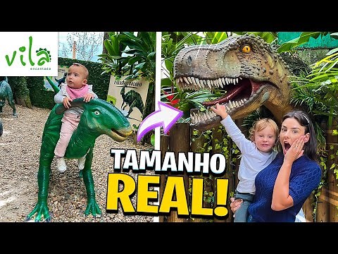 CONHECENDO O PARQUE DOS DINOSSAUROS: Vila Encantada em Pomerode SC | Amanda Lunelli