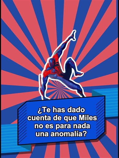 ¿Te has dado cuenta de que Miles no es para nada una anomalía? Todo ese argumento no es más que una mentira inventada por Miguel. #spidermanacrossthespiderverse #miguel #milesmorales #spiderman