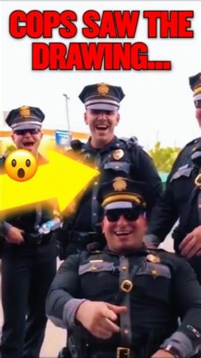 Street Artist Gets Too Creative Drawing Police Officers #shorts