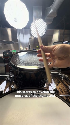 Easiest Fulcrum Exercise. No Drums or Sound! #drumlesson #technique #rudiment #vicfirth